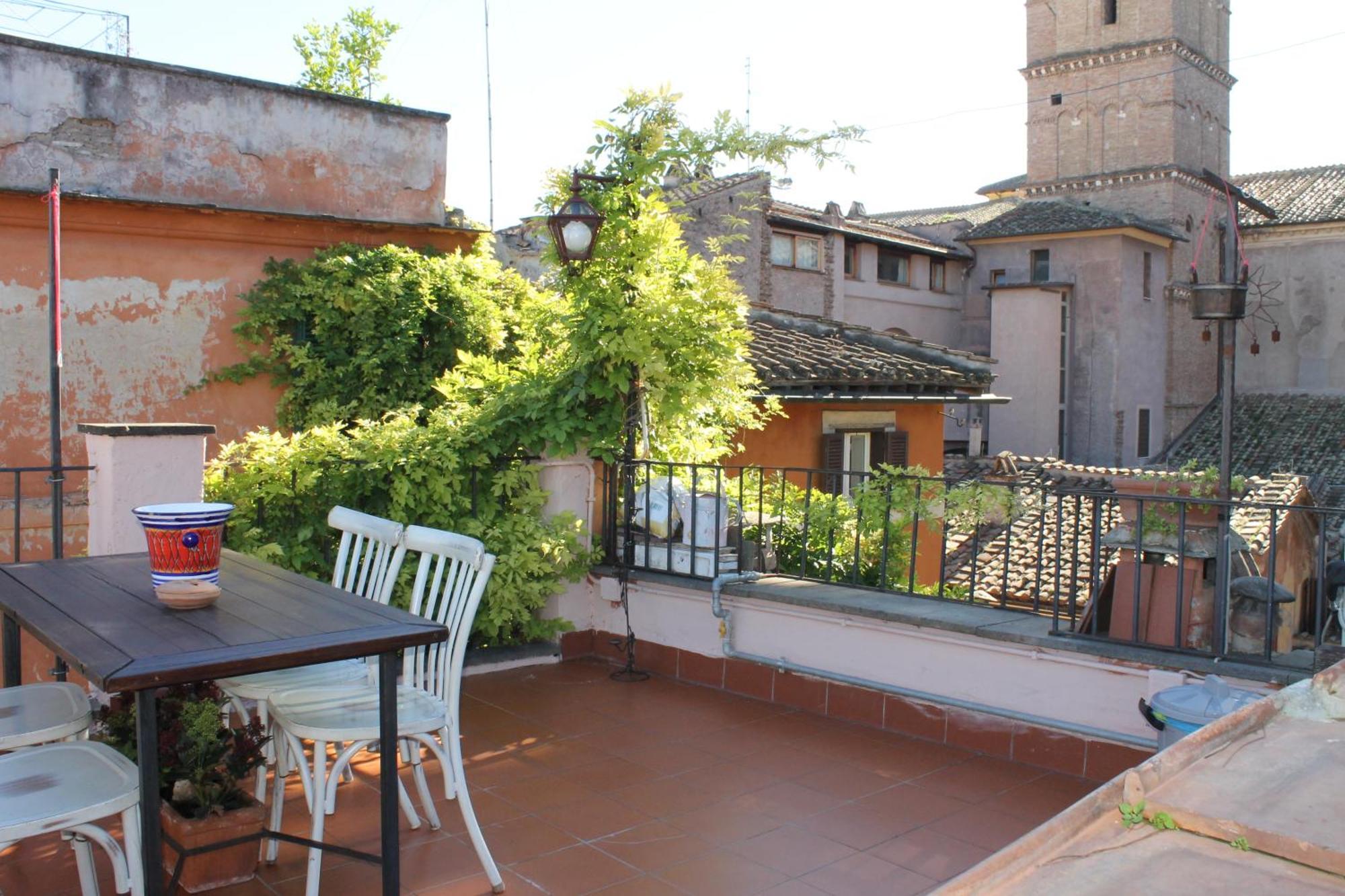 רומא Casa Greco - Attico Con Terrazza, Trastevere מראה חיצוני תמונה